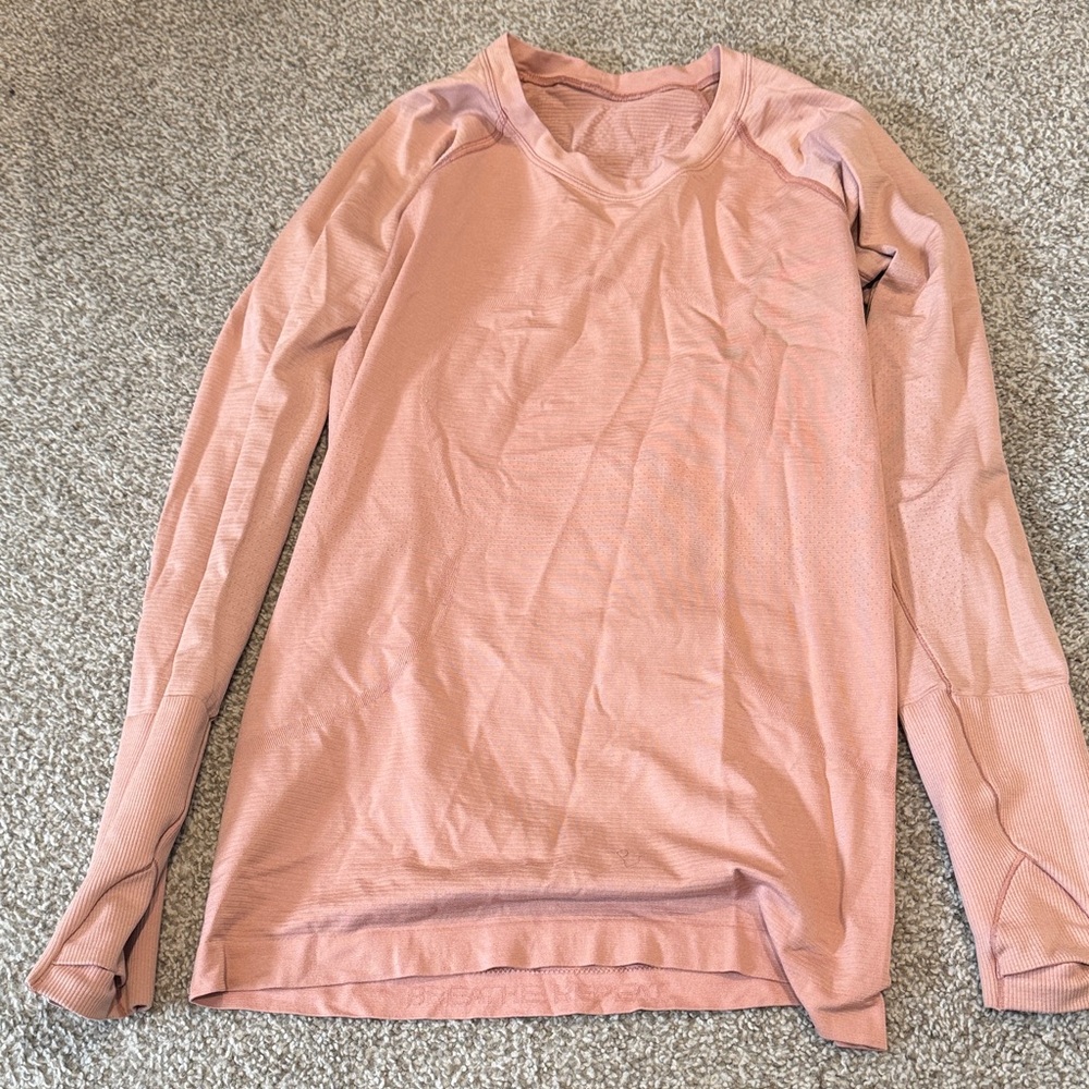 lululemon athletica Pink Long Sleeve Top
